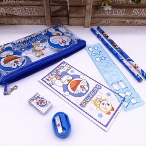 ชุดเครื่องเขียน ดินสอ PVC ลายการ์ตูน สําหรับเด็กนักเรียน
