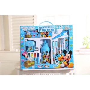 ชุดเครื่องเขียน ลายการ์ตูน น่ารักๆ ฟ้า