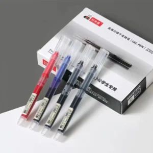 เครื่องเขียน ปากกาแห้งเร็ว ความจุขนาดใหญ่ 0.5 มม. 4 ชิ้น