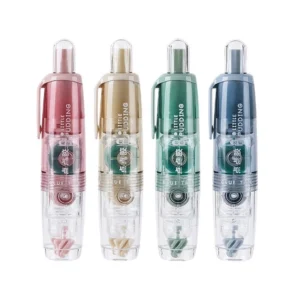 เทปกาว ลายจุดน่ารัก สองด้าน ลูกกลิ้งกาว 4 ชิ้น